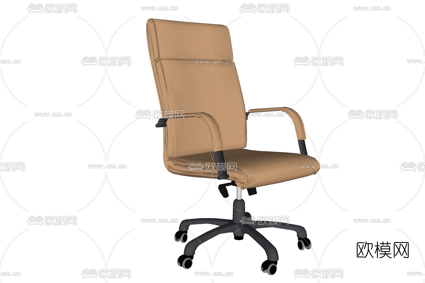 现代布艺办公椅免费su模型下载