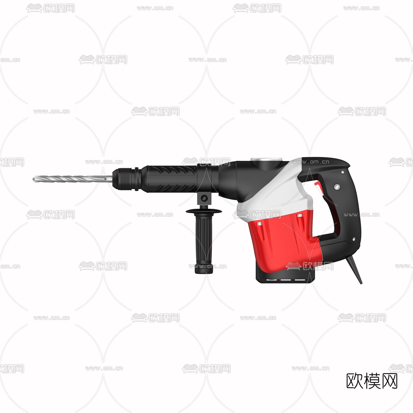 现代握把电钻3d模型