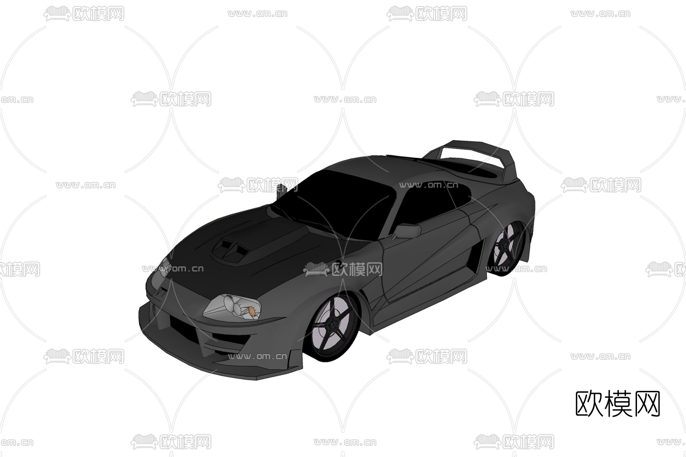 现代家用汽车免费su模型下载