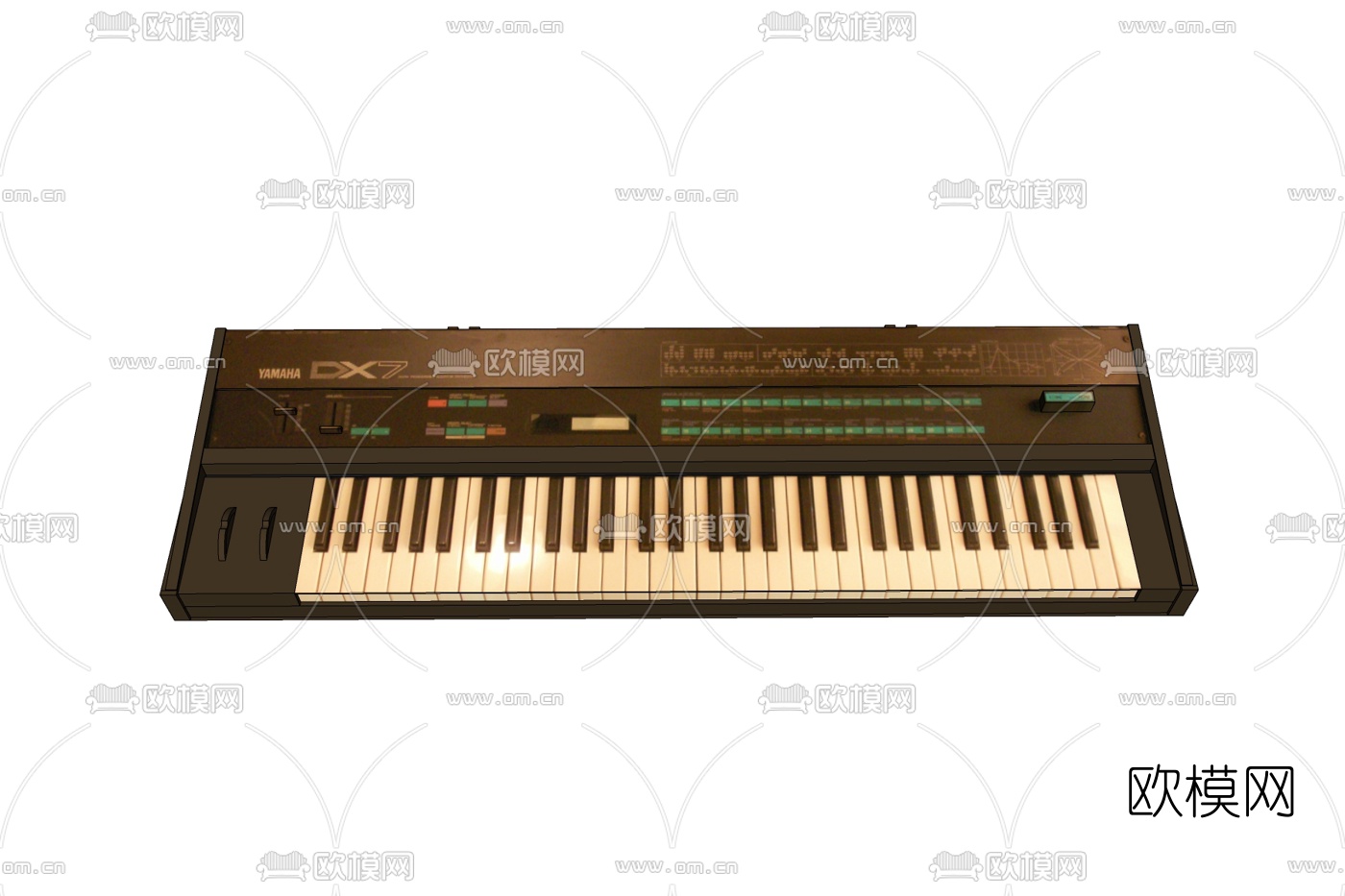 现代小钢琴免费su模型下载
