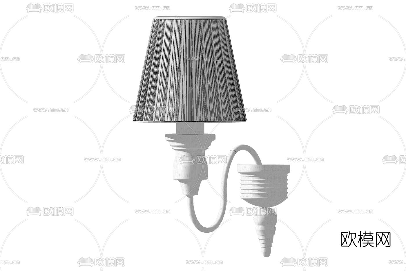 简欧壁灯免费su模型下载