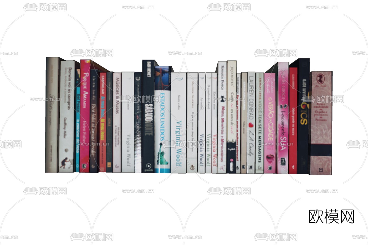 现代书籍免费su模型下载