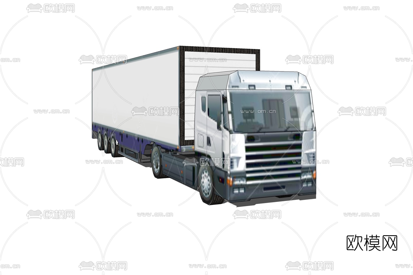 现代卡车免费su模型下载