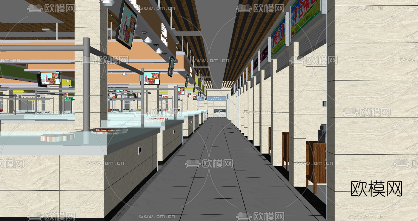 现代生鲜超市su模型