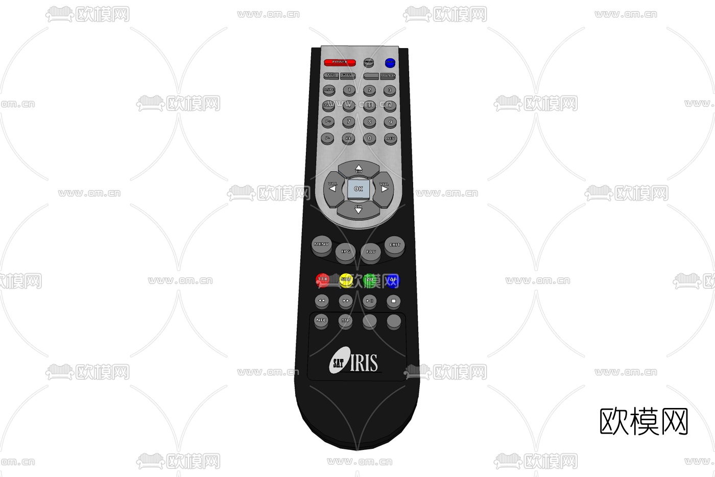 现代电视遥控器免费su模型下载