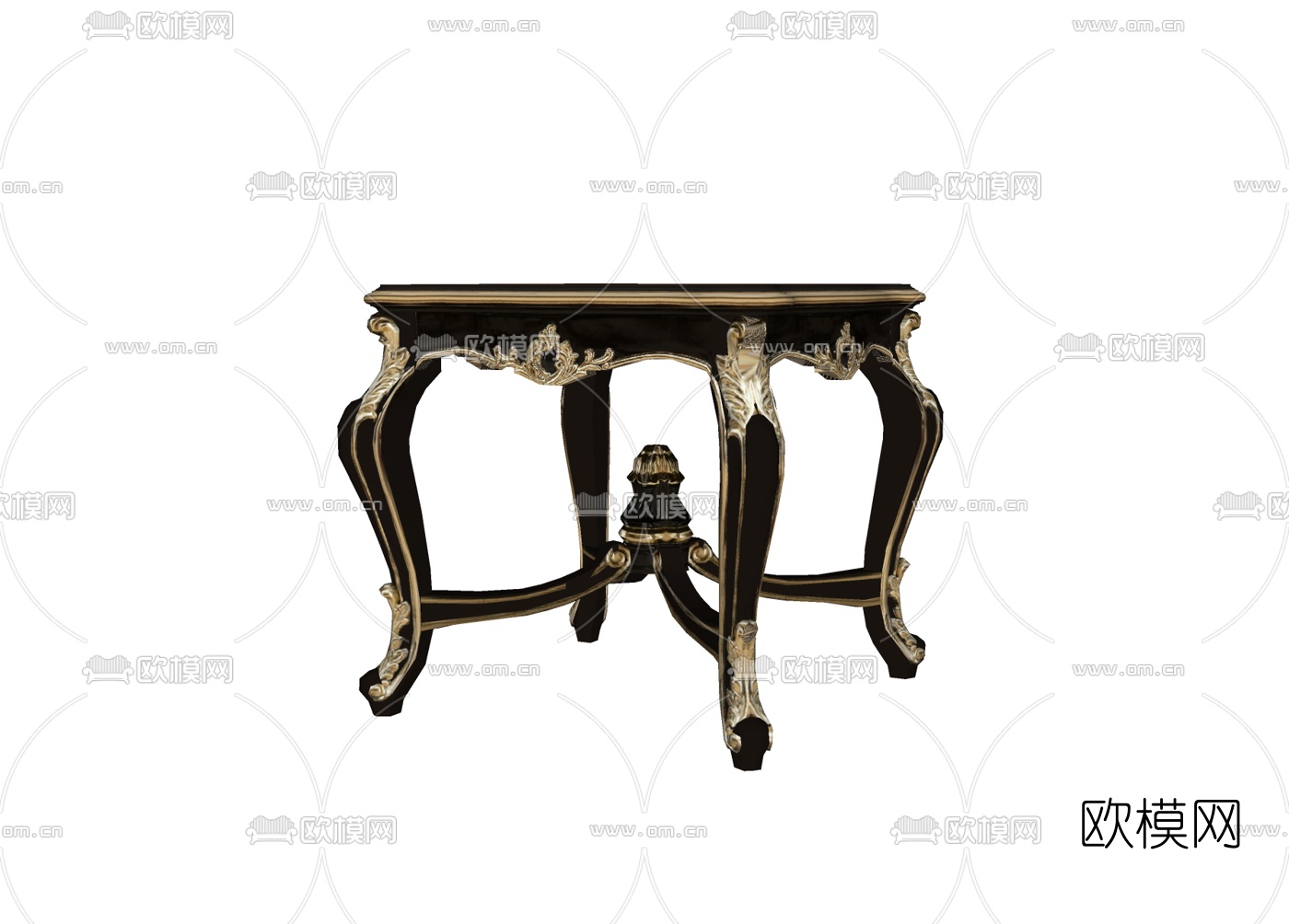 欧式小边几免费su模型下载