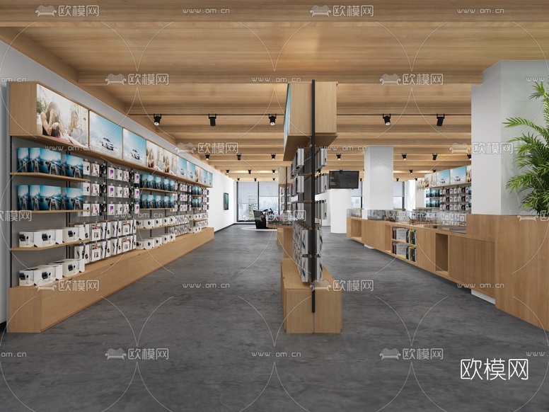现代汽车4S店接待大厅3d模型下载(渲染图4)