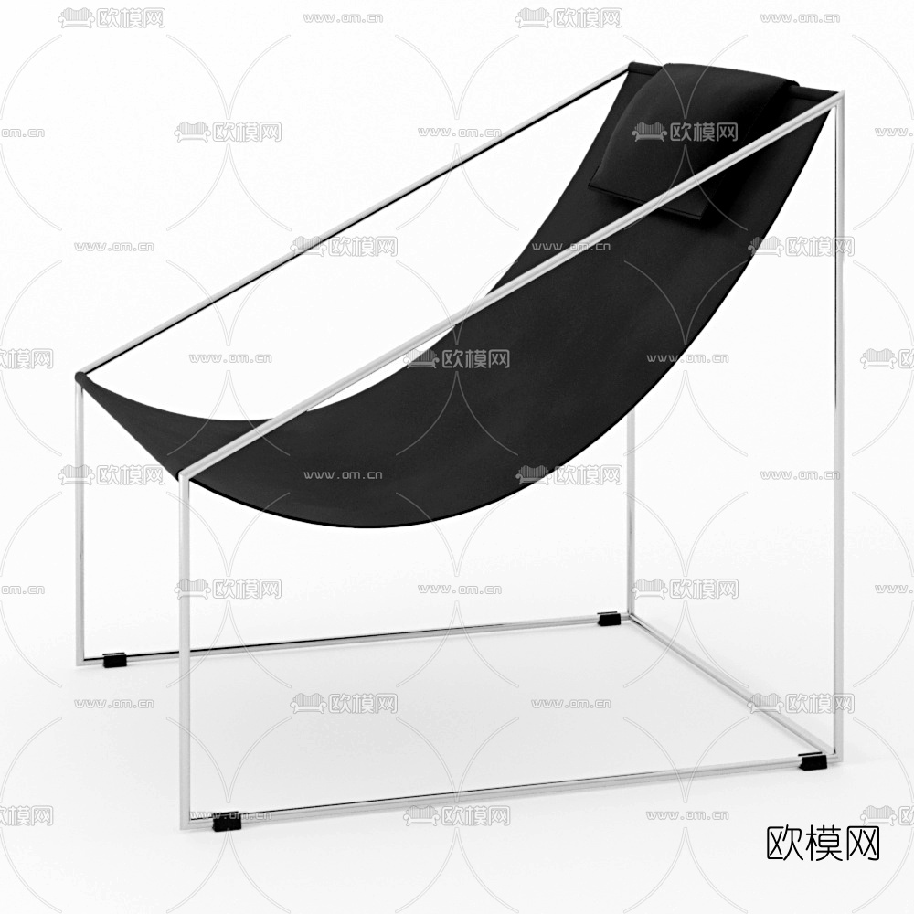 现代休闲躺椅免费3d模型