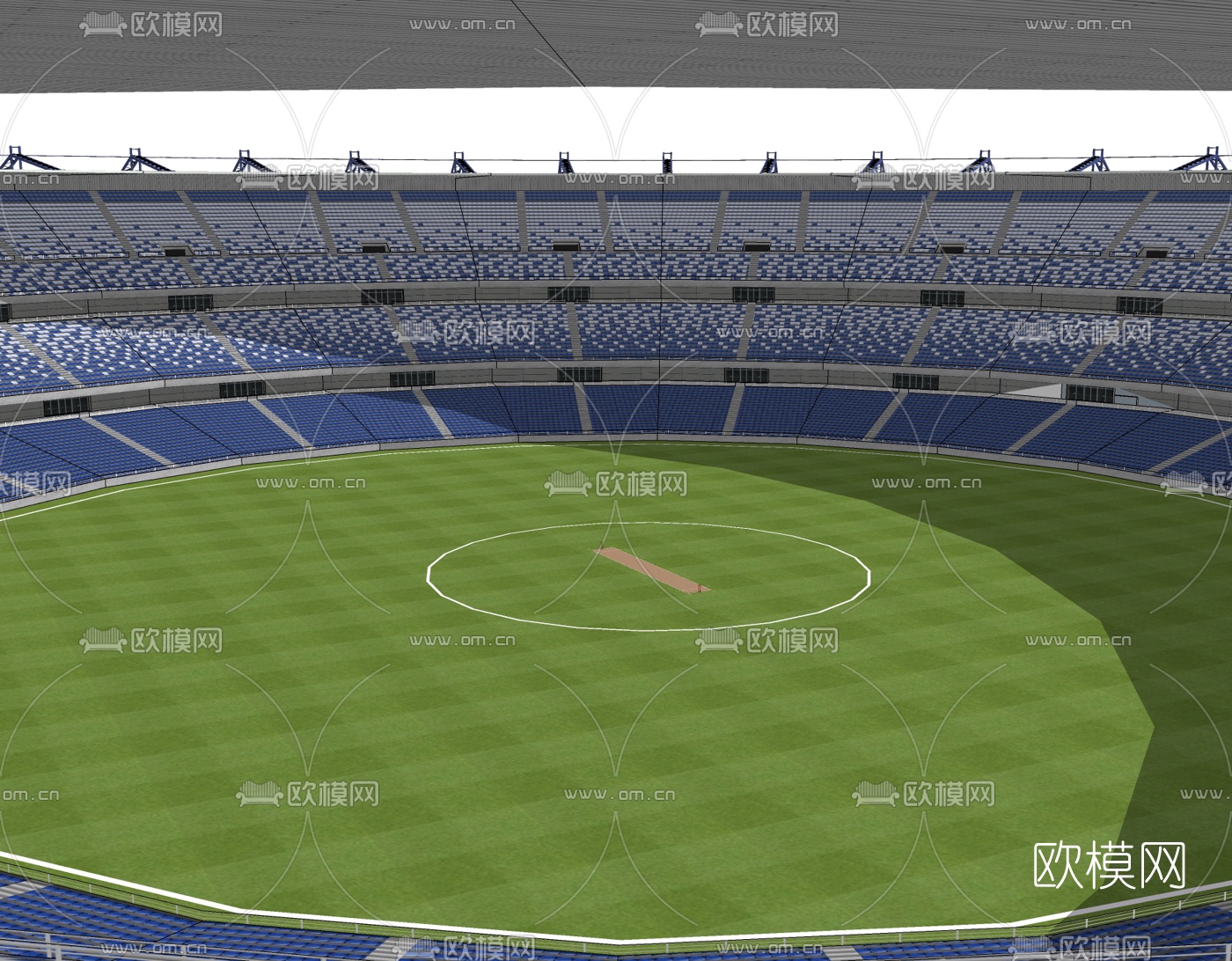 现代体育场免费su模型下载