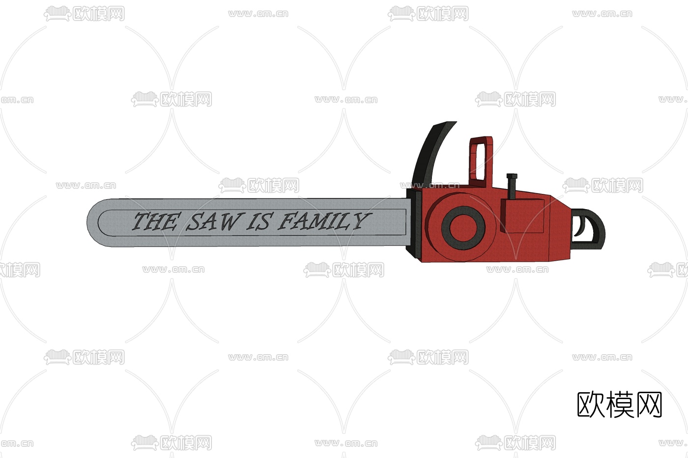 现代电锯免费su模型下载