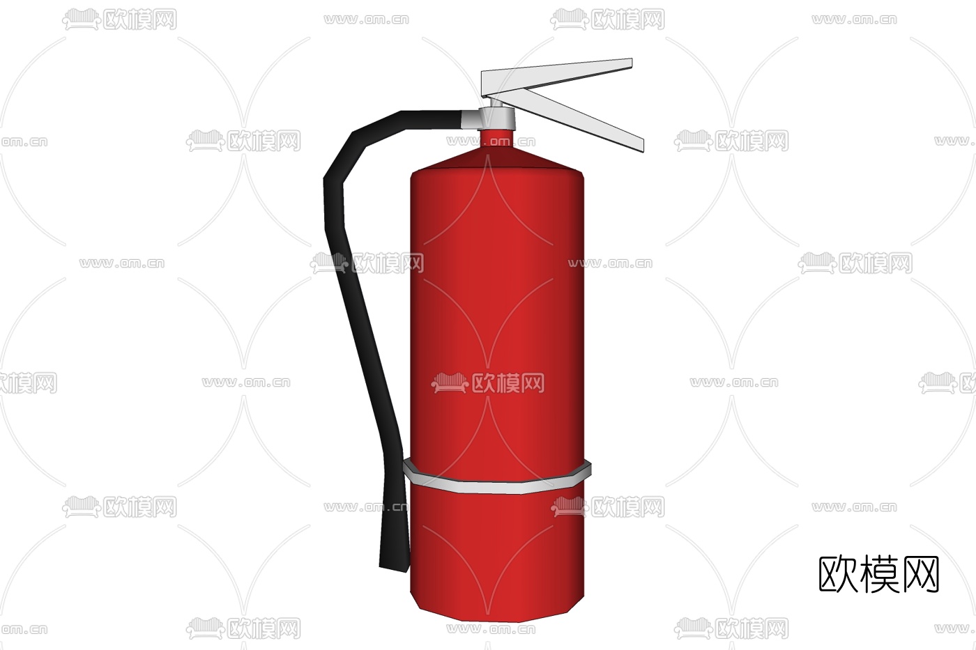 现代干粉灭火器免费su模型下载