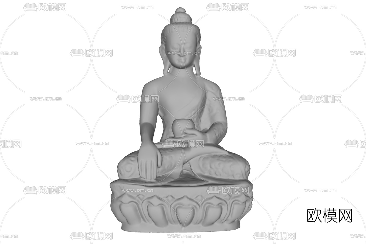 东南亚雕塑免费su模型下载