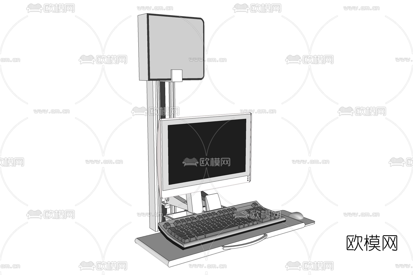 现代电脑免费su模型下载