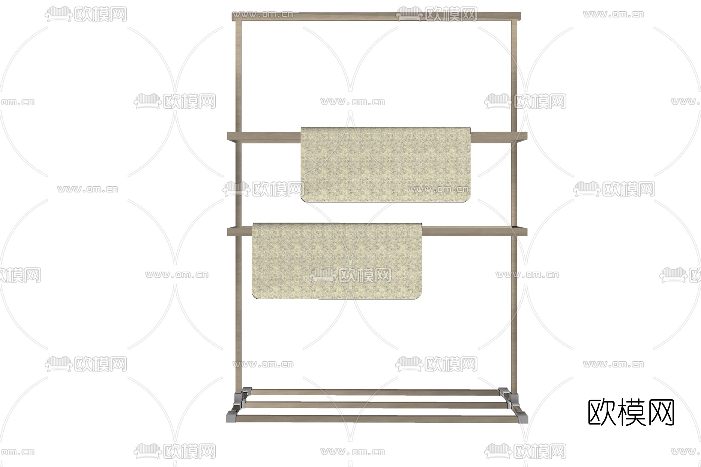 现代卫浴架免费su模型下载