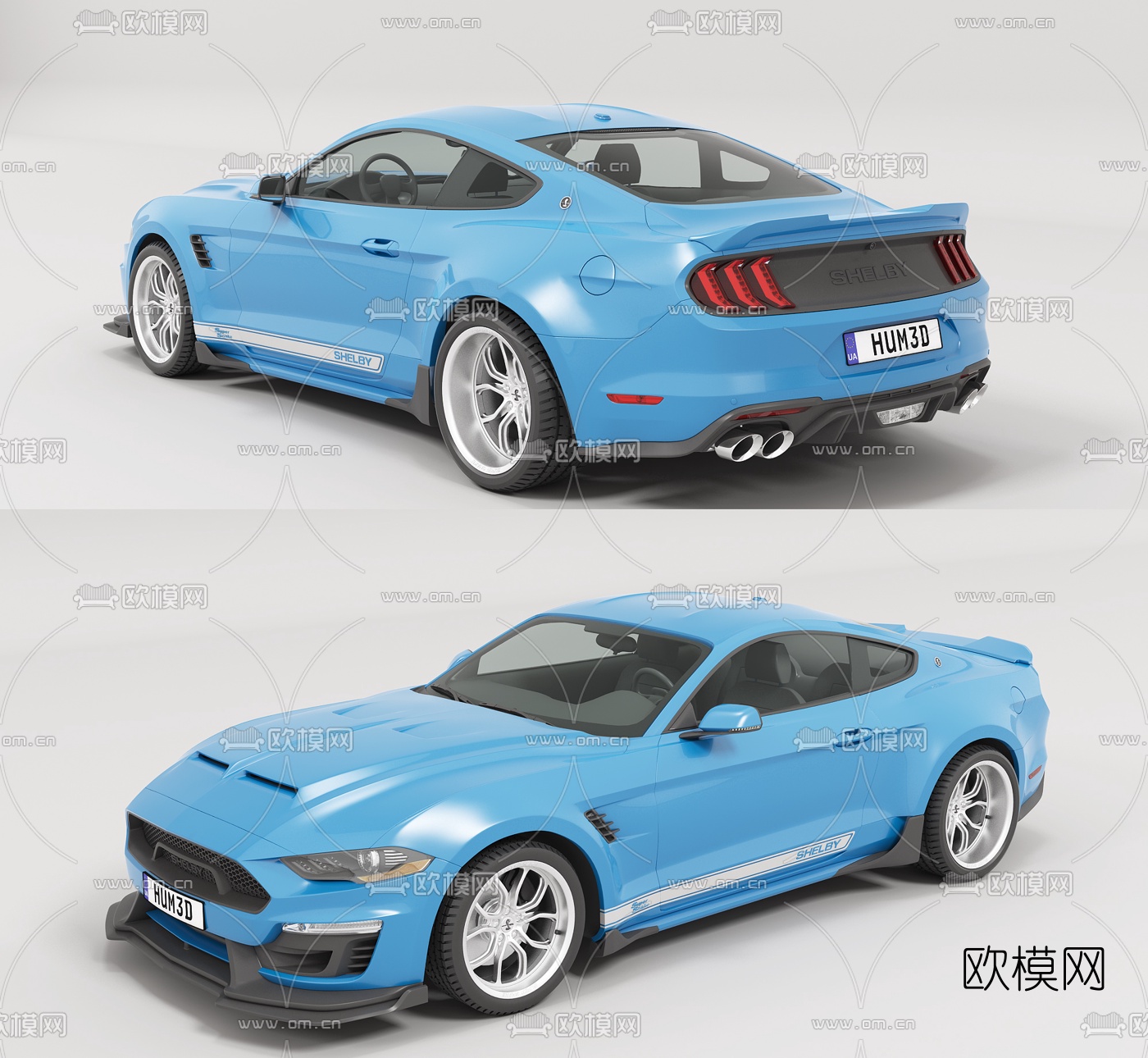 现代汽车跑车3d模型