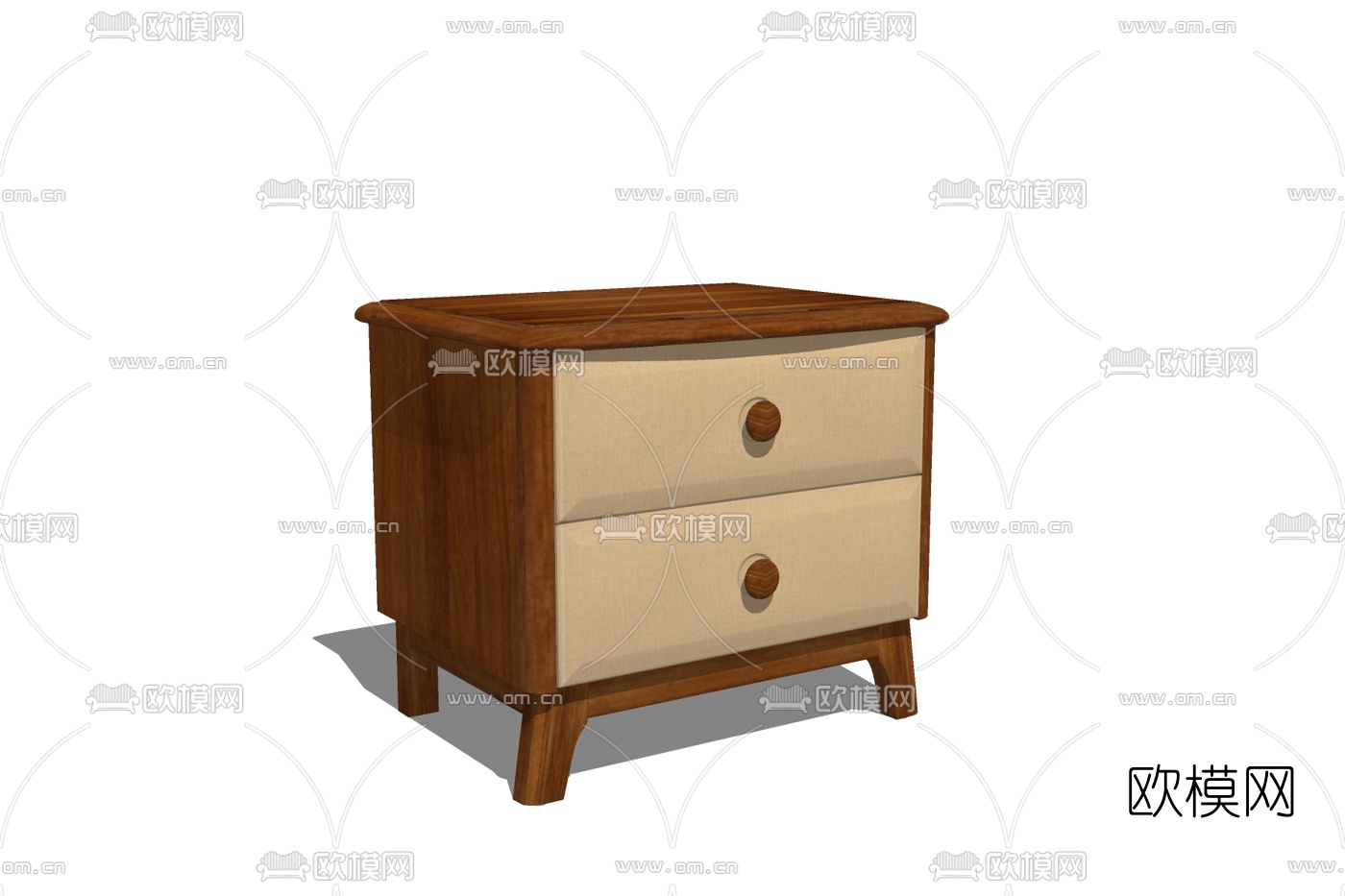 现代角几免费su模型下载