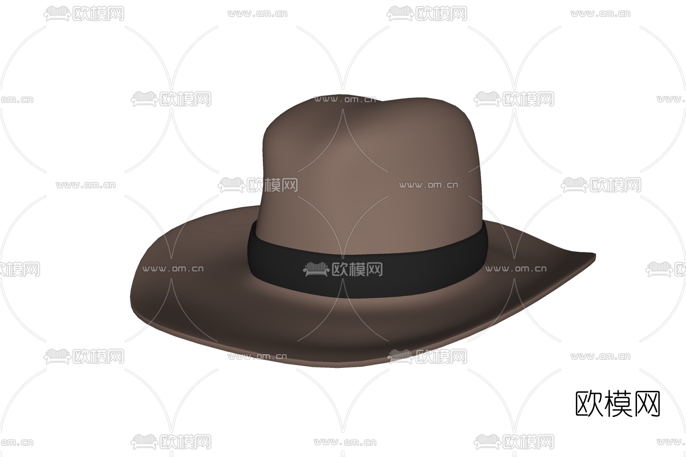 现代布艺帽子免费su模型下载