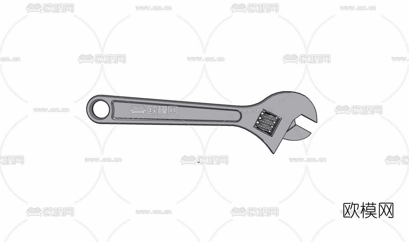 现代扳手免费su模型下载