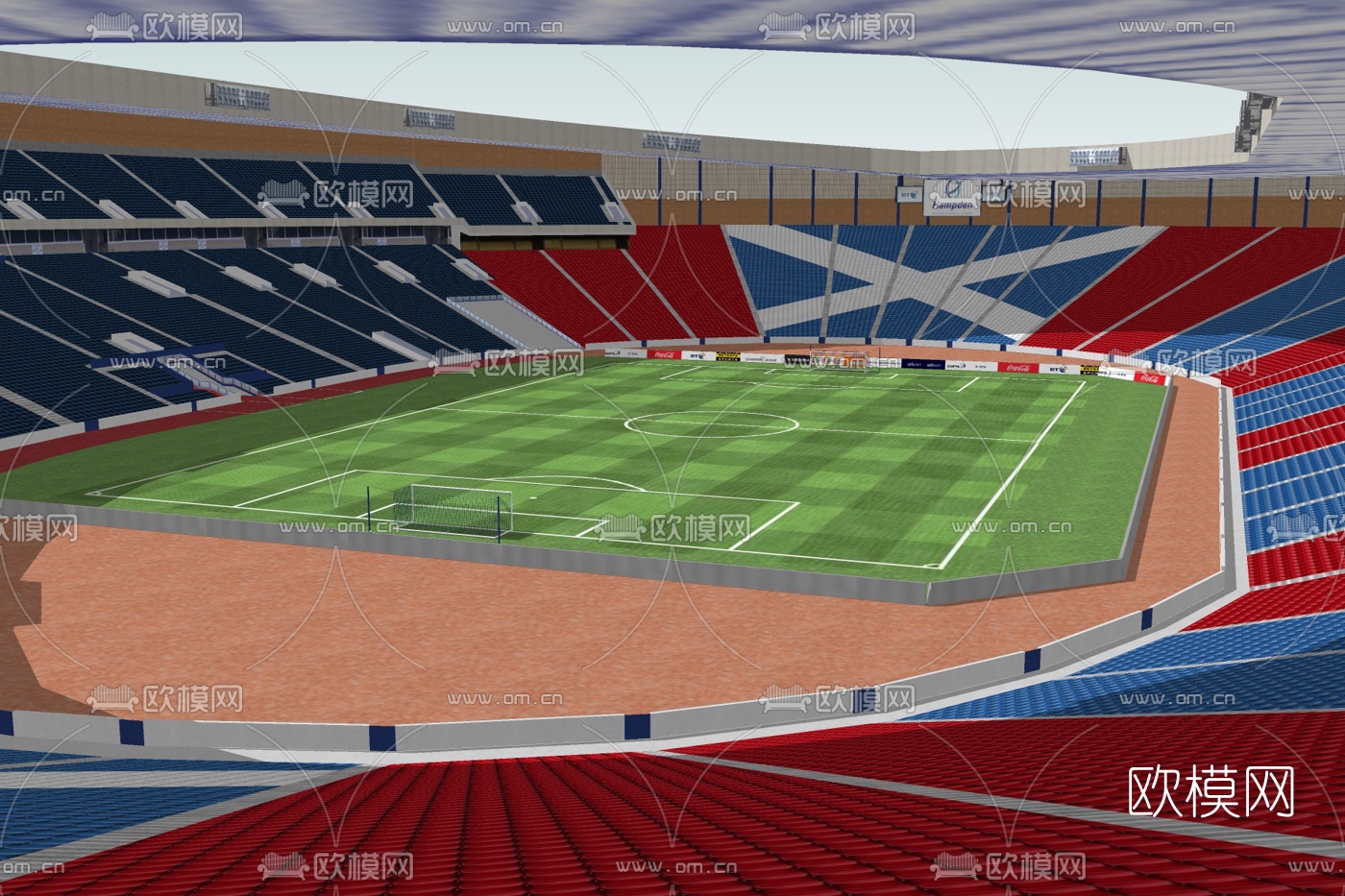 现代体育馆免费su模型下载