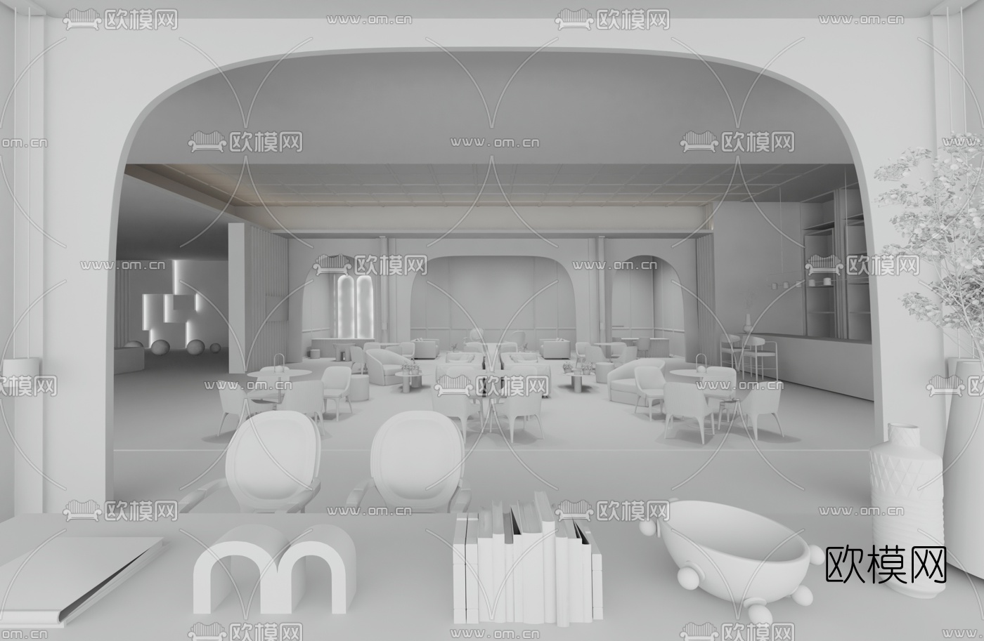 矩阵纵横 南京金地新力都会学府销售中心3d模型