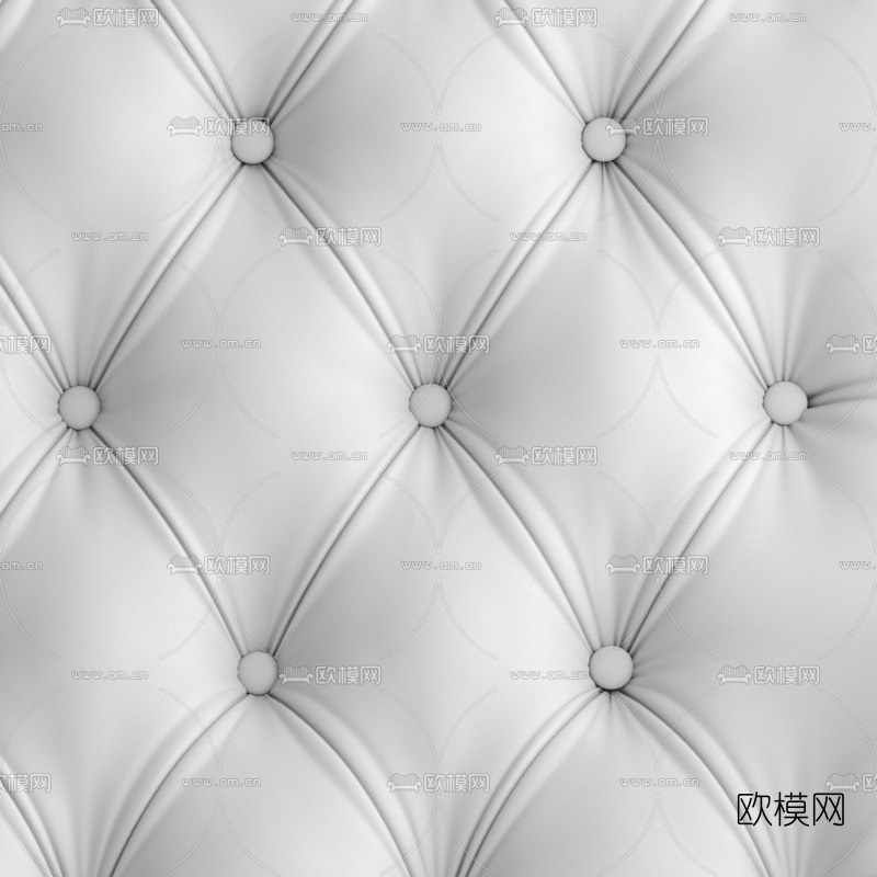 现代皮革休闲摇椅3d模型