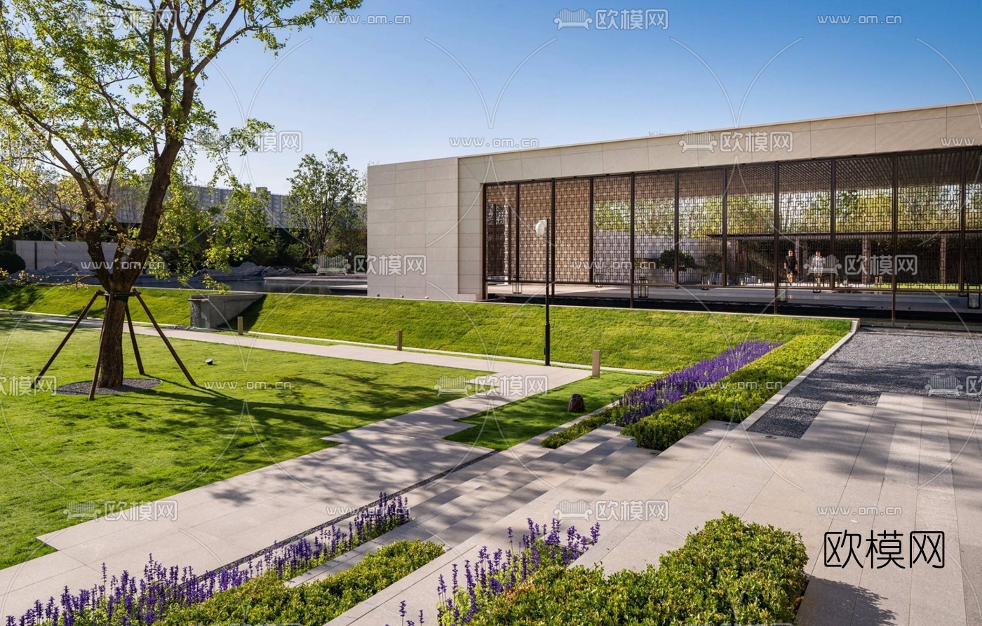 现代售楼处su模型下载（渲染图6）