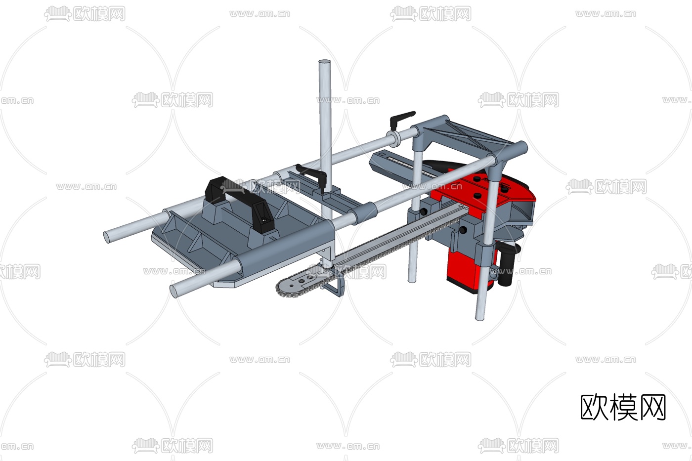 现代设备操控台免费su模型下载