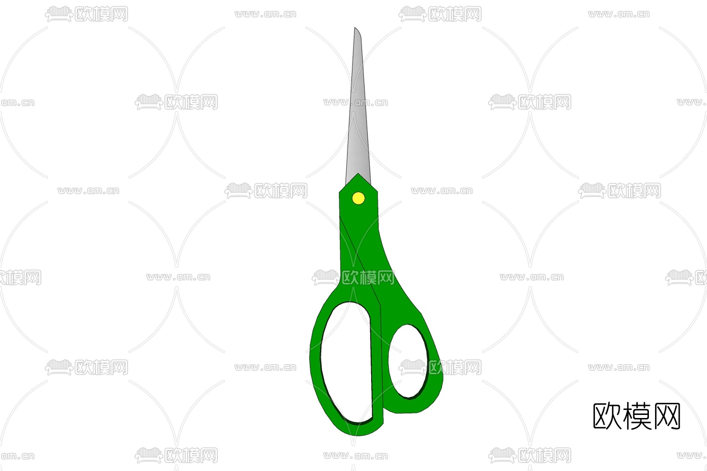 现代剪刀免费su模型下载