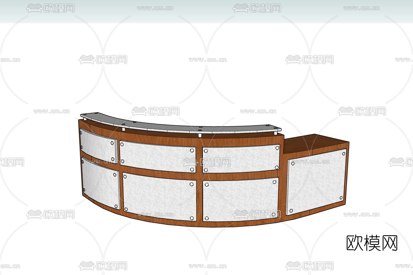 现代前台免费su模型下载
