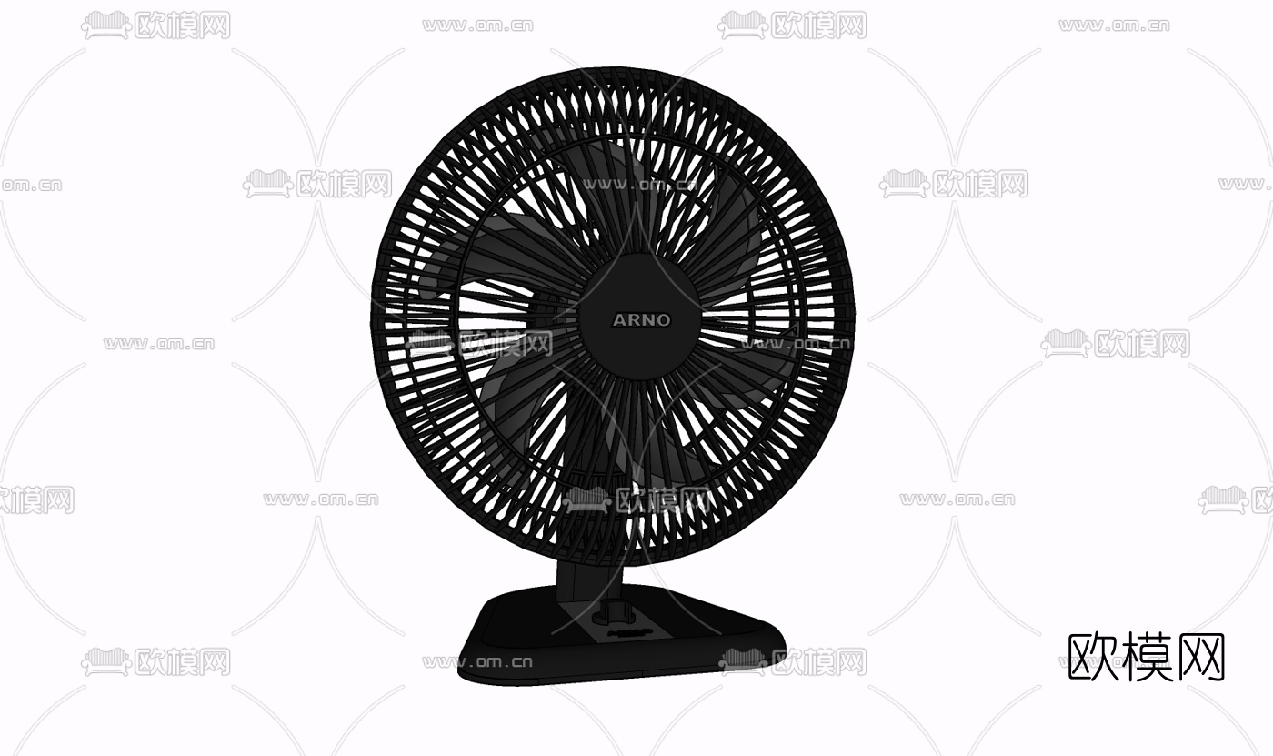 现代电风扇免费su模型下载