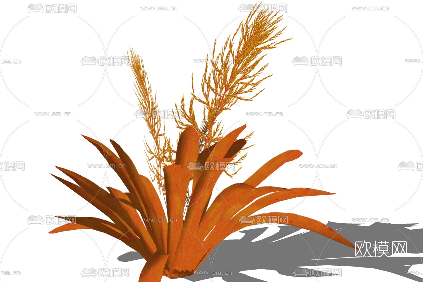 现代花草免费su模型