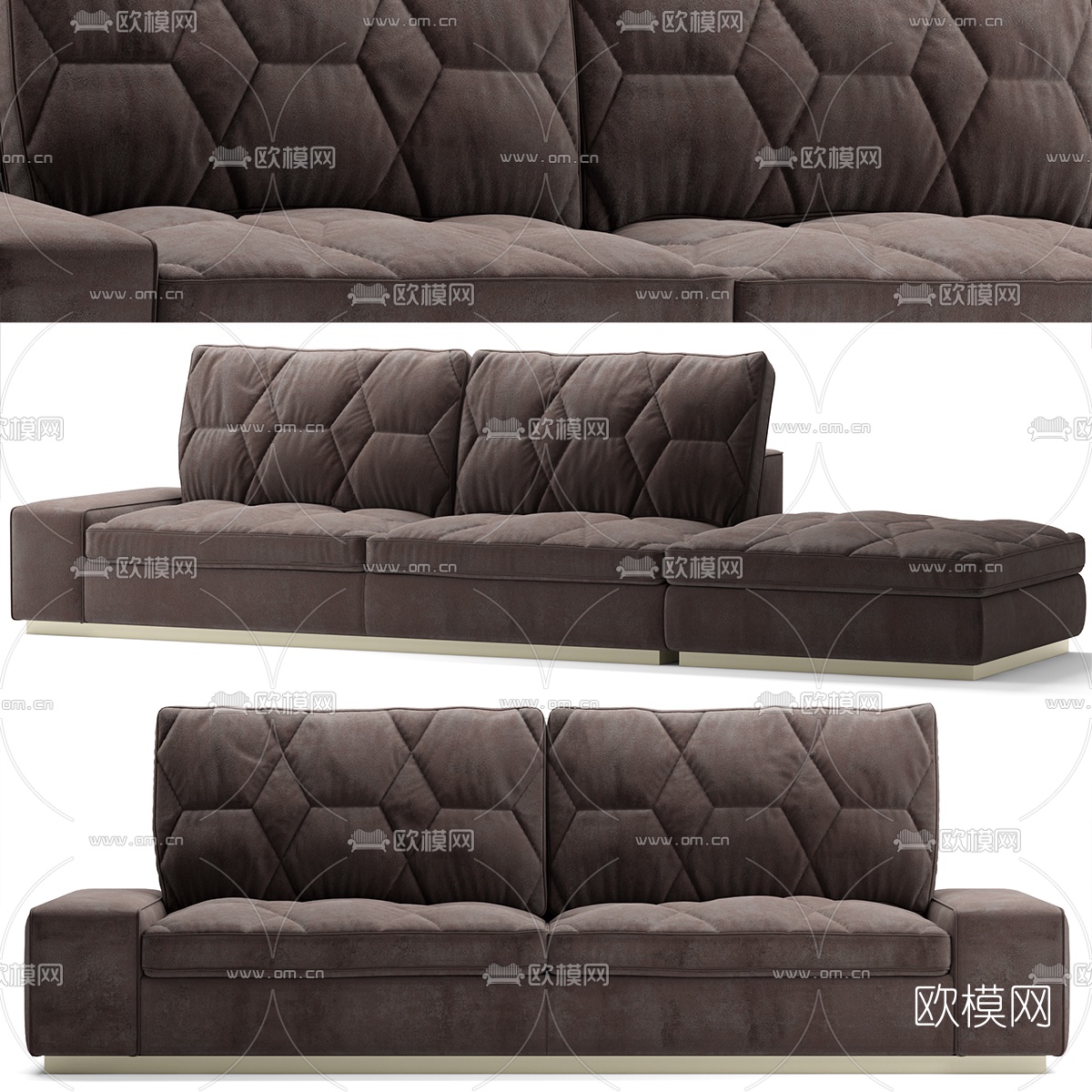 Moroso 多人沙发3d模型下载（渲染图1）