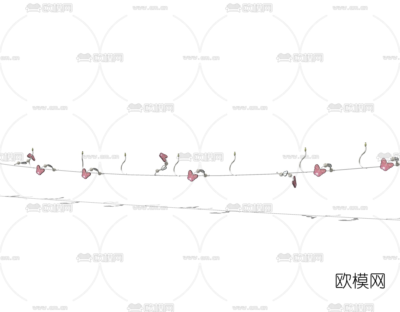 现代儿童挂件免费su模型下载