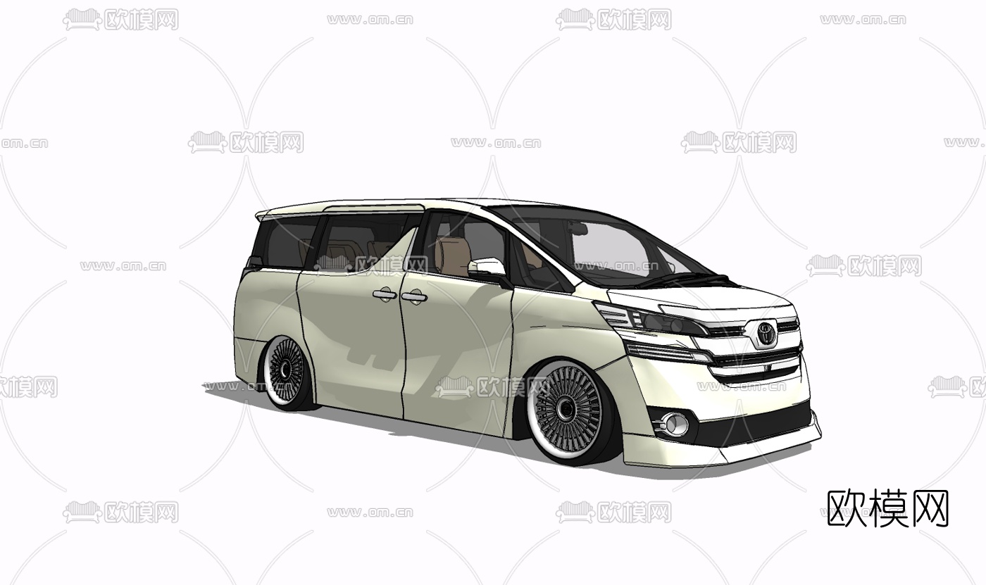 现代汽车免费su模型下载