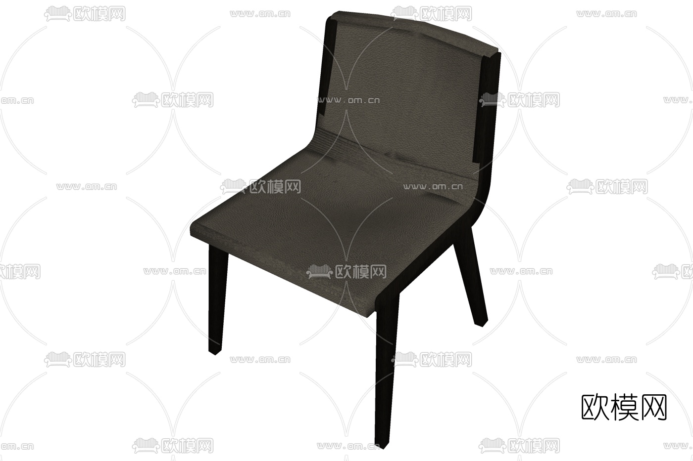 现代布艺单椅免费su模型下载