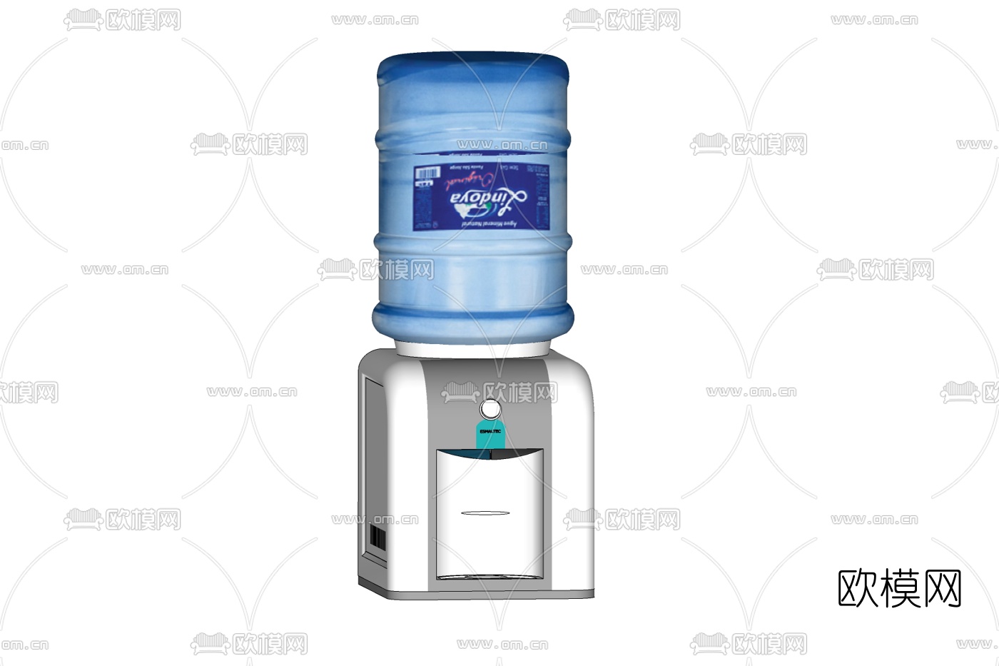 现代饮水机免费su模型下载