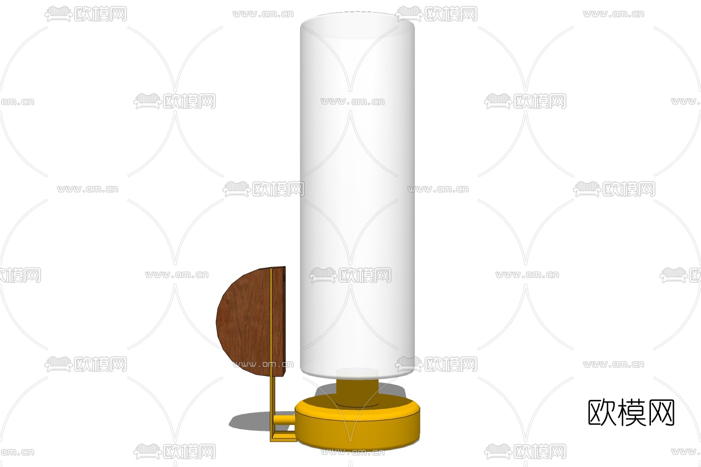 现代壁灯免费su模型下载