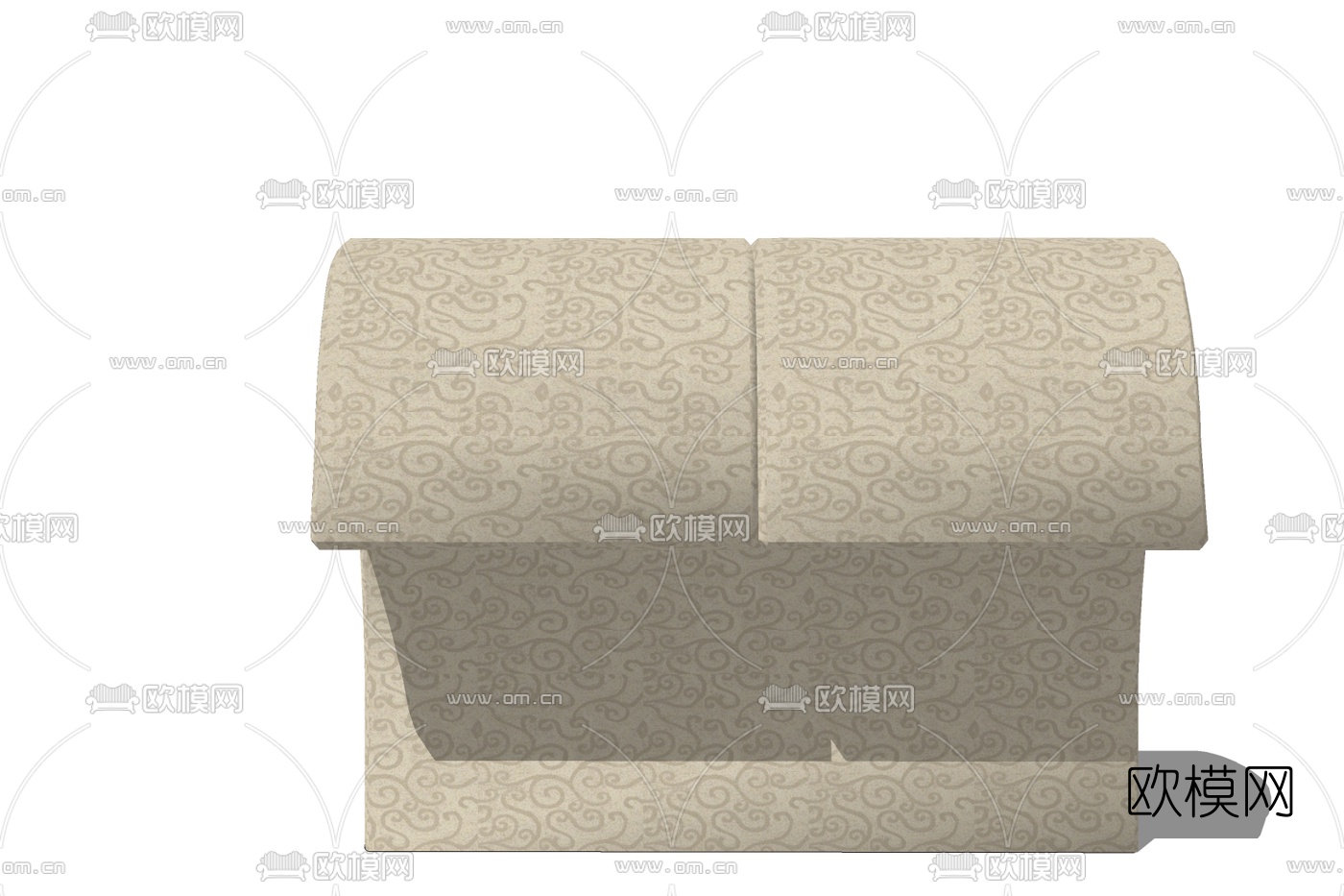 现代布艺软包免费su模型下载