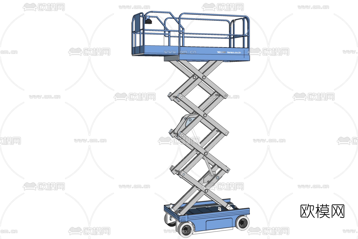 现代工业设备免费su模型下载