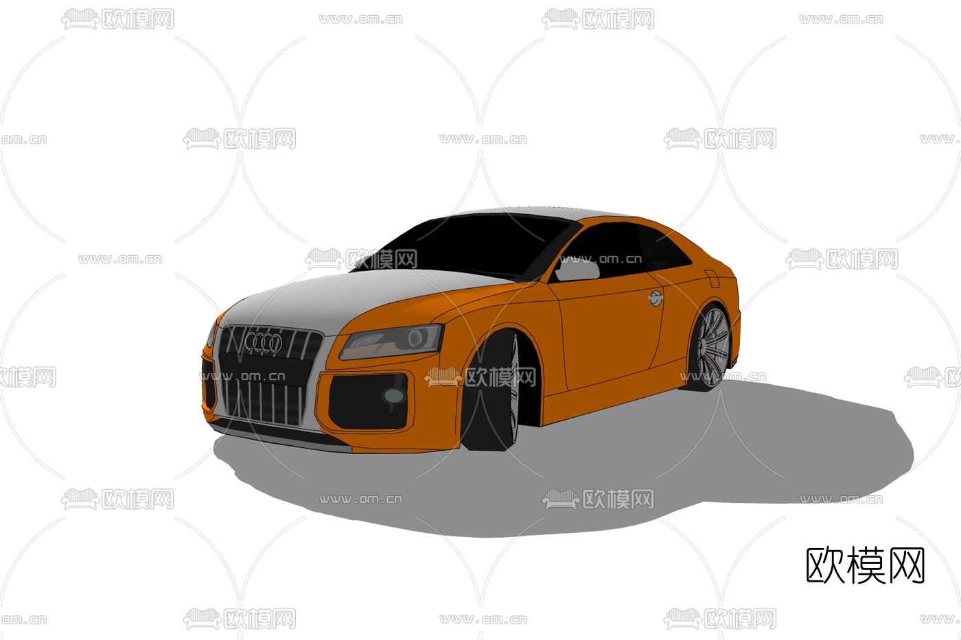 现代家用汽车免费su模型下载