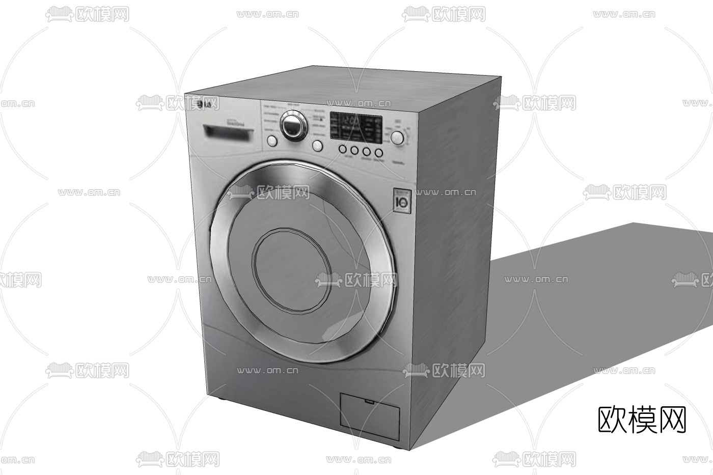 现代洗衣机免费su模型下载