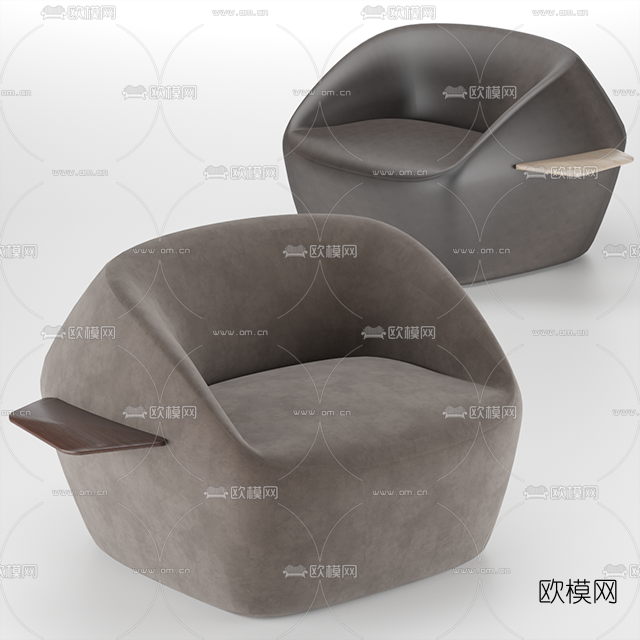 现代简约沙发椅免费3d模型