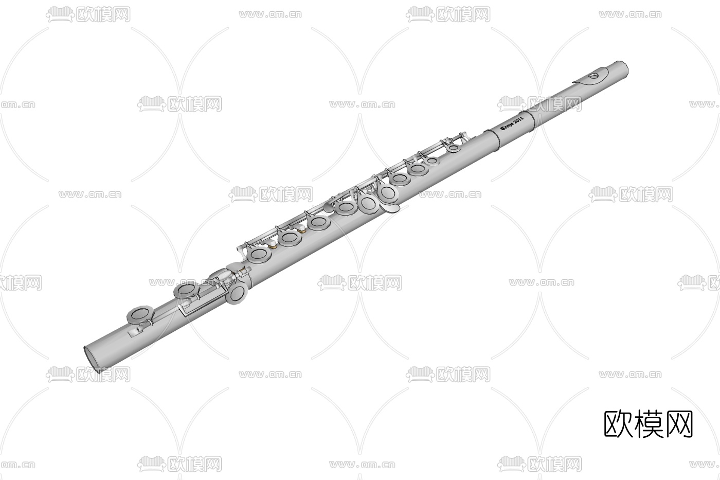 欧式长笛免费su模型下载