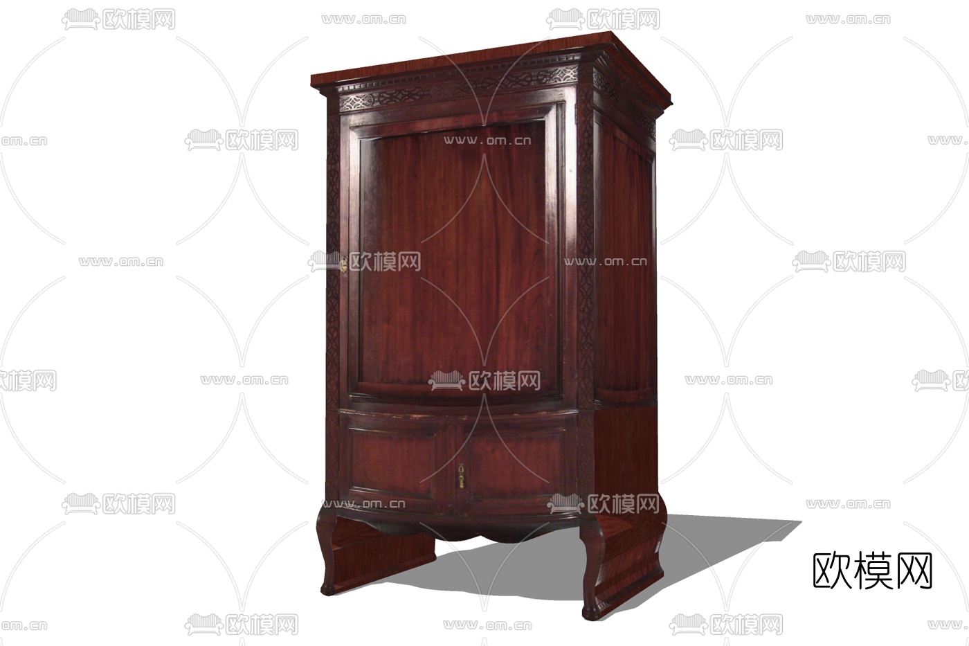 欧式装饰柜免费su模型下载