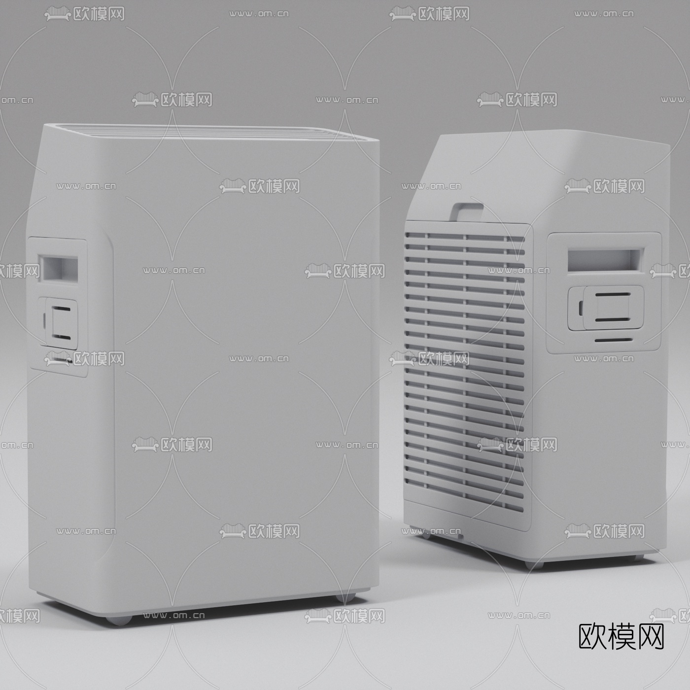 现代空气净化器3d模型