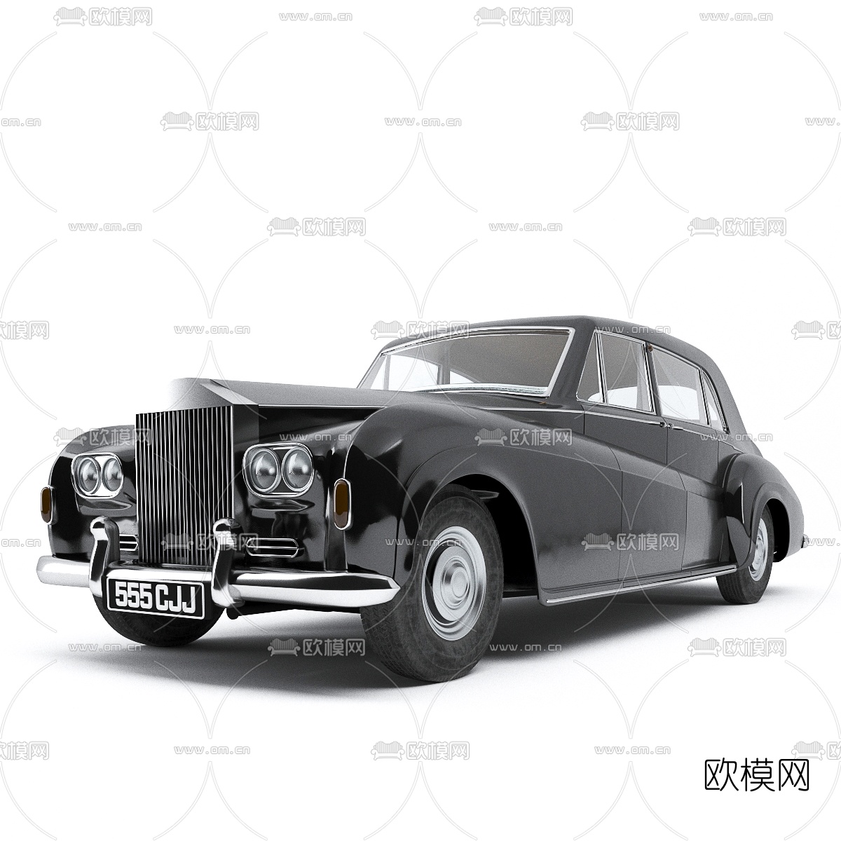 欧式复古老爷车3d模型