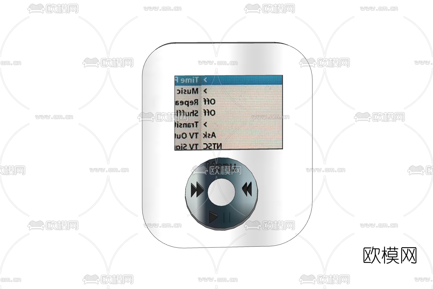 现代MP3音乐播放器免费su模型下载