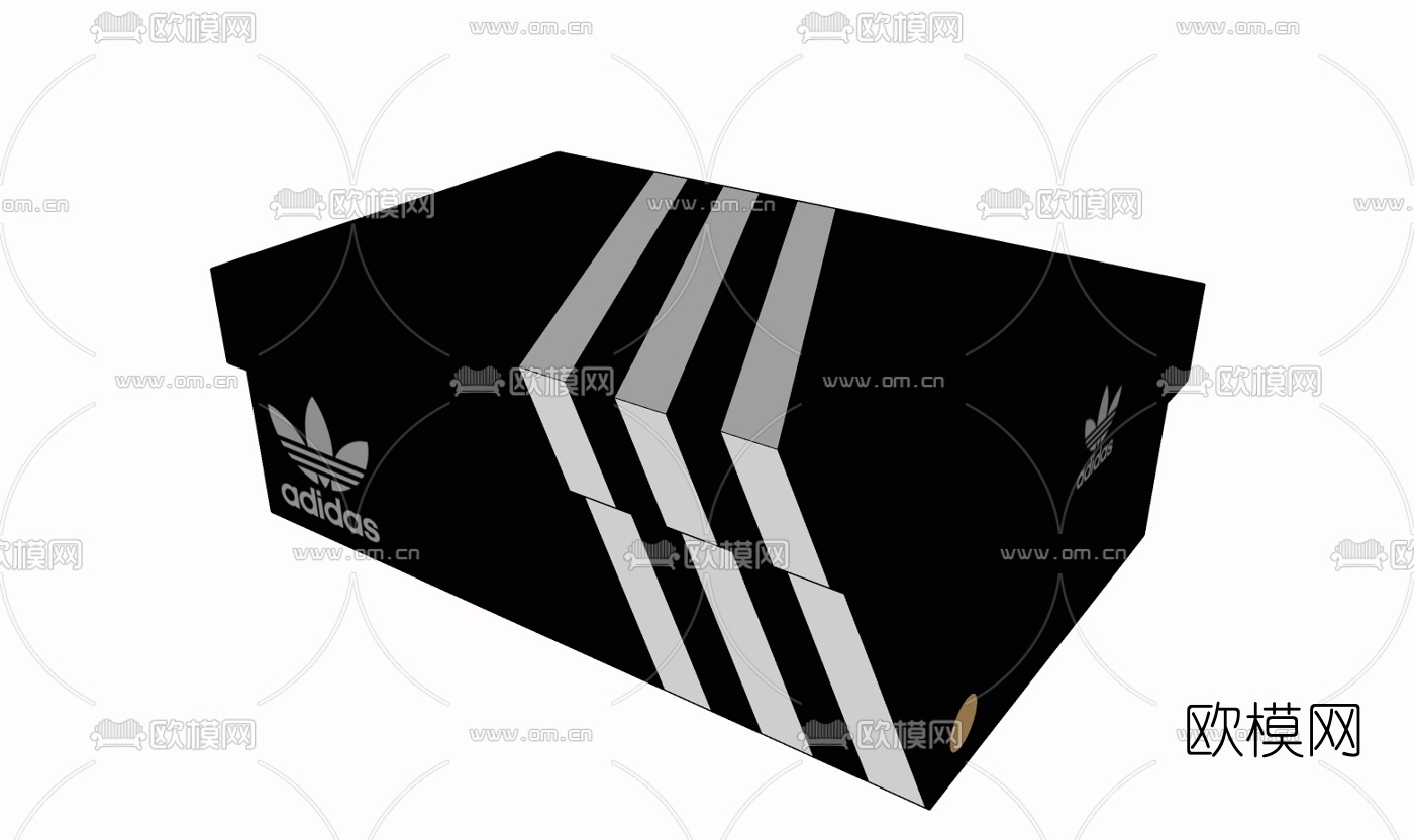 现代鞋盒免费su模型下载