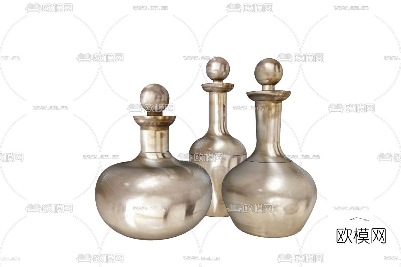 现代香水免费su模型下载