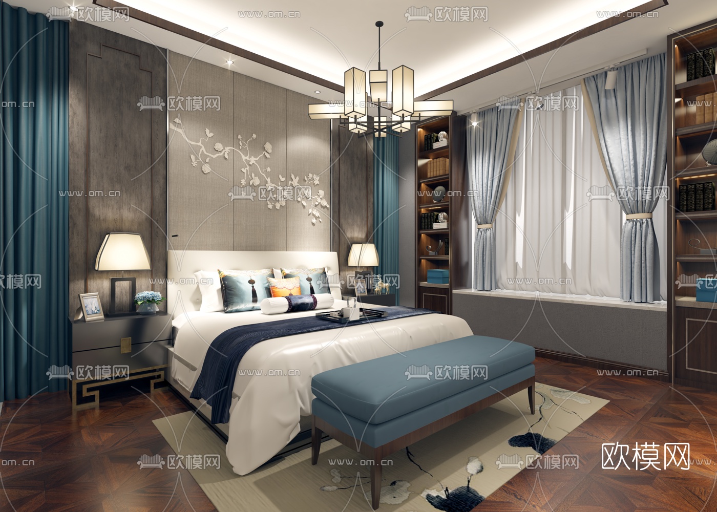 现代家装展馆3d模型